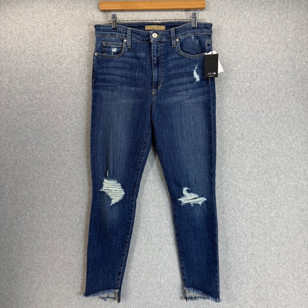 Joe's Jeans‎ Michelle High Rise Skinny Ankle Distressed Denim Womens Size 30 NWT